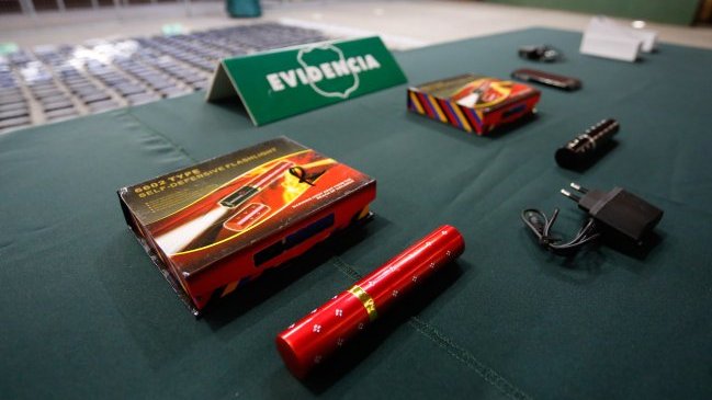 Carabineros incautó casi 600 aparatos de electroshock