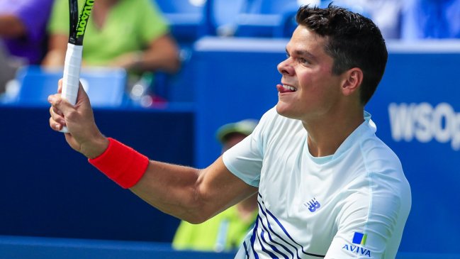 Milos Raonic superó a Yuichi Sugita y avanzó a cuartos de final en el ATP de Cincinnati
