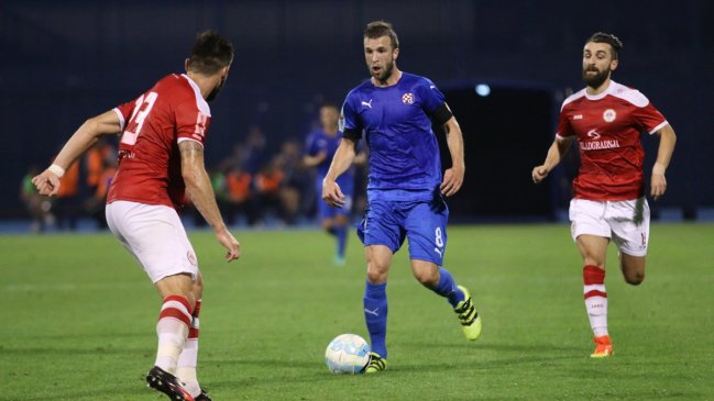 Dinamo Zagreb consiguió un triunfo en la liga croata con Angelo Henríquez en cancha