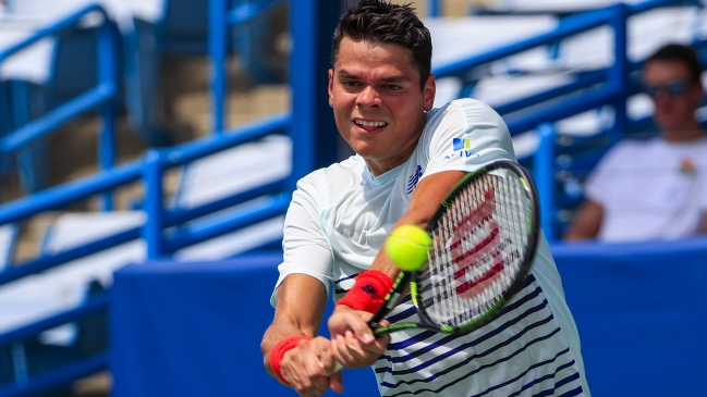 Milos Raonic superó a Dominic Thiem y entró a semifinales en Cincinnati