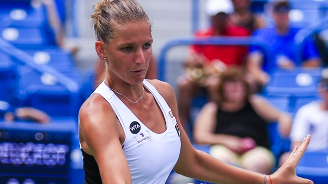Karolina Pliskova derrotó a Garbiñe Muguruza y avanzó a la final en Cincinnati