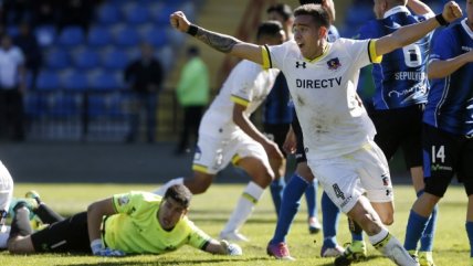 Matías Zaldivia descontó para Colo Colo ante Huachipato