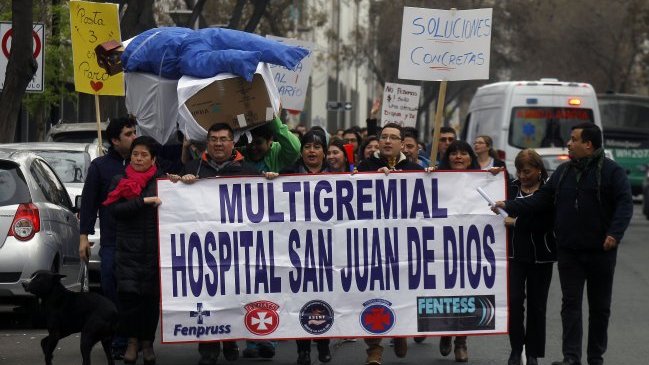 Funcionarios del Hospital San Juan de Dios depusieron el paro