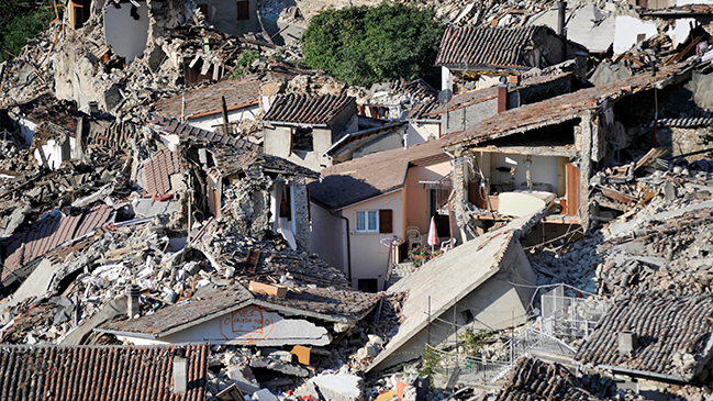Terremoto en Italia rebajó en 20 centímetros el terreno en torno a Accumoli