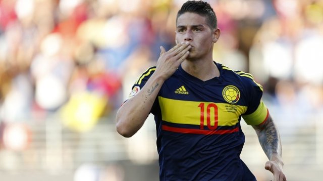 James Rodríguez encabeza nómina de 26 jugadores de Colombia para Clasificatorias