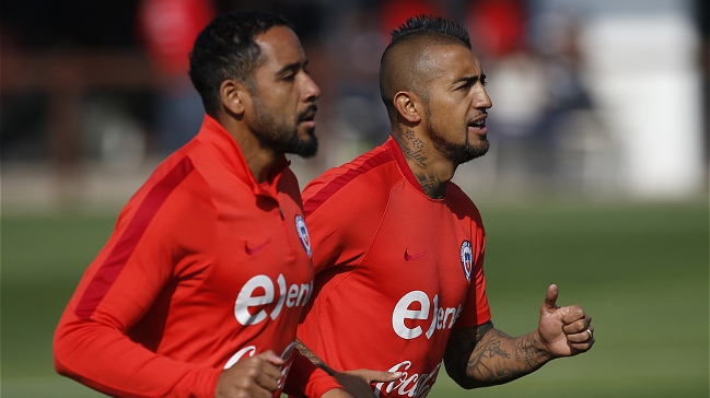 La selección chilena vive su segunda jornada de prácticas en 