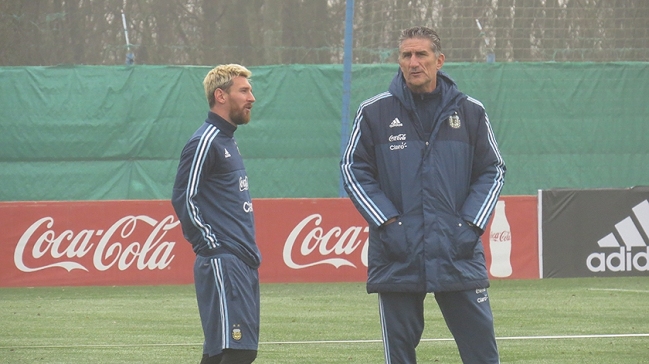 Messi se unió a las prácticas de la selección argentina