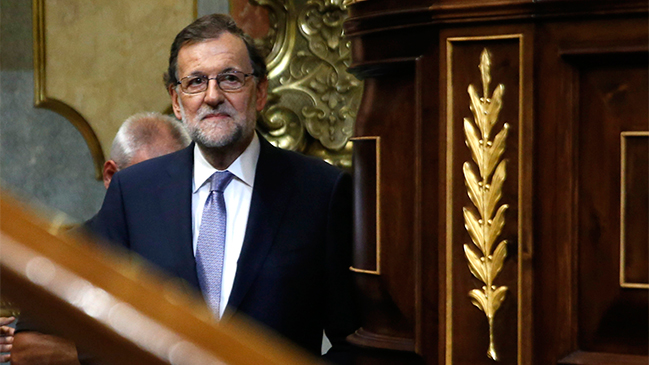 Cámara rechazó la reelección de Rajoy como jefe del Gobierno