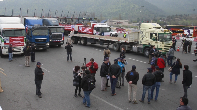 Dueños de camiones: Protesta de transportistas de carga 