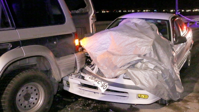 Dos personas murieron en un accidente de tránsito en Quilpué