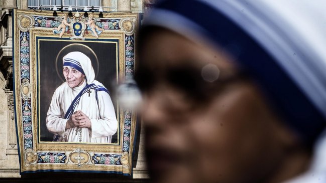 El papa Francisco canonizó a la madre Teresa de Calcuta