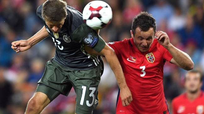 Alemania debutó con un triunfo ante Noruega en las Clasificatorias a Rusia 2018