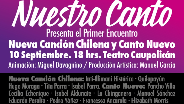 Concierto Nuestro Canto fue suspendido