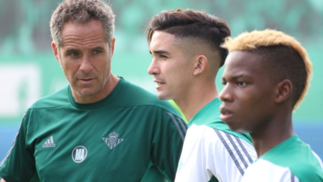 Felipe Gutiérrez se reincorporó a los entrenamientos de Real Betis