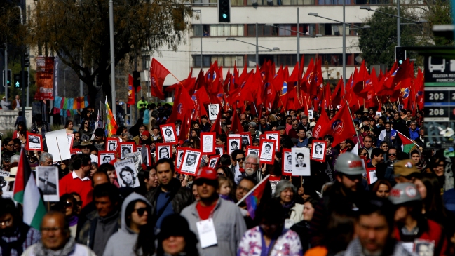 Los desvíos en Santiago por marcha en homenaje a víctimas de la dictadura