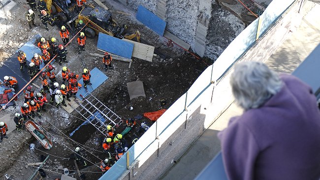 Trabajador luego de fatal derrumbe: 