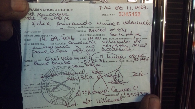 Justicia eliminó infracción de Carabineros a Bomberos por no respetar disco Pare