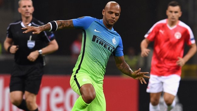 La acción de los chilenos en la primera fecha de la Europa League