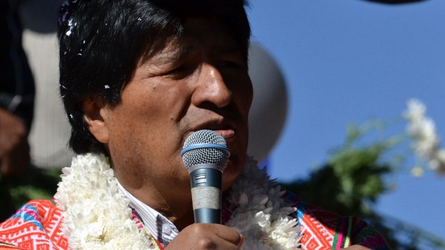 Evo Morales a Chile: 