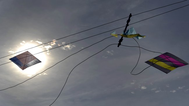 Motociclista resultó herido con hilo curado cuando transitaba por la Costanera Norte