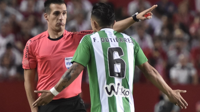 Felipe Gutiérrez tras derrota de Betis ante Sevilla: Lamentablemente se equivocó el árbitro