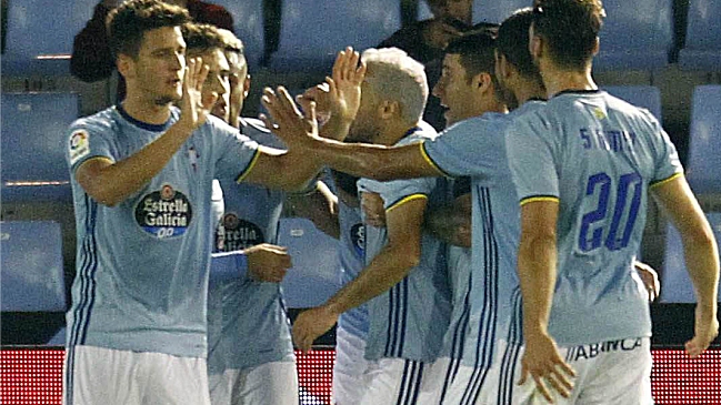 Marcelo Díaz volvió a la acción en el primer triunfo de Celta por la liga española