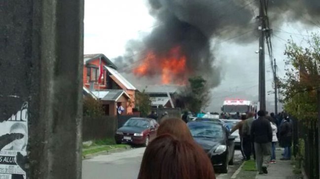 Niño de 10 años murió en incendio en Puerto Varas