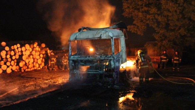 Camioneros pedirán al Gobierno decretar estado de excepción en zonas de La Araucanía