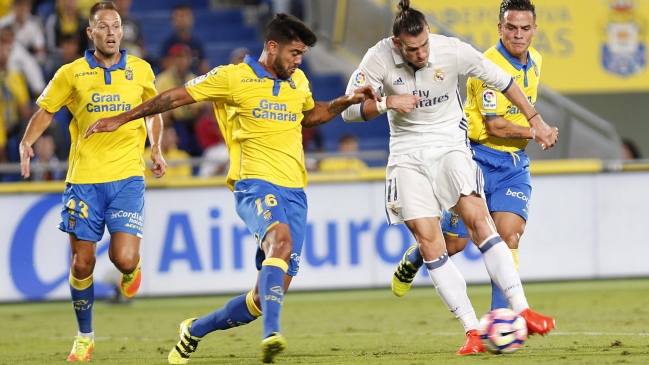Las Palmas rescató un empate en casa ante Real Madrid