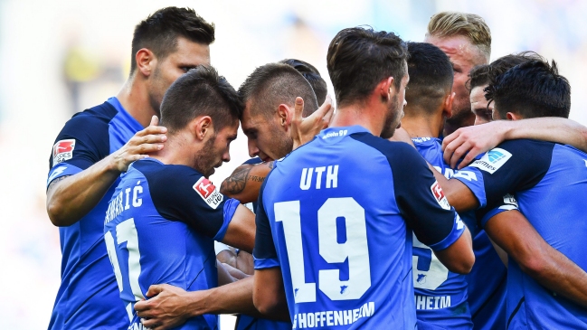 Eduardo Vargas sumó minutos en victoria de Hoffenheim sobre Schalke 04