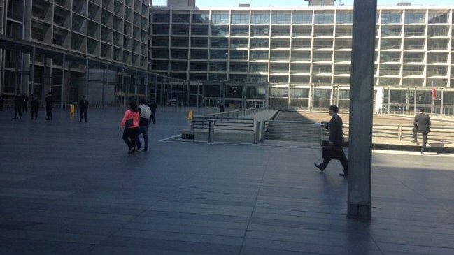 Centro de Justicia debió ser evacuado por aviso de bomba