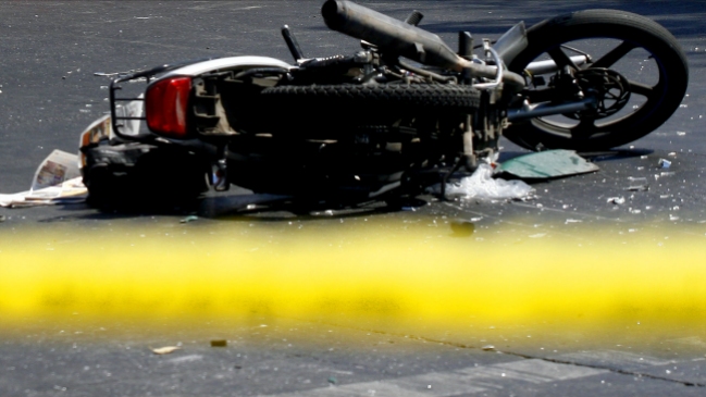 Motociclista murió al chocar con un vehículo en Maipú