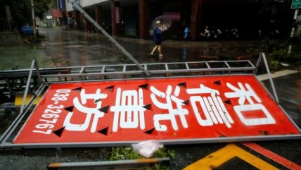   Tifón causa muertos y cientos de heridos en Taiwán 