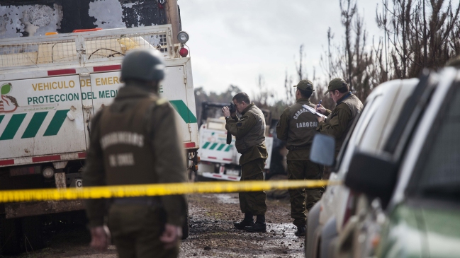 Trabajadores forestales quedaron heridos tras ataque incendiario en fundo de Contulmo
