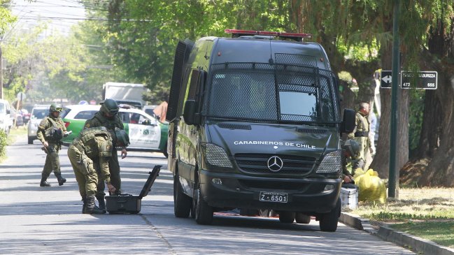 Objeto sospechoso generó operativo del GOPE en Ñuñoa