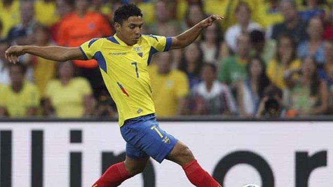 Jefferson Montero quedó marginado de la nómina ecuatoriana y Walter Ayoví está en duda