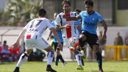 Deportes Iquique y Palestino animaron un reñido encuentro en Cavancha