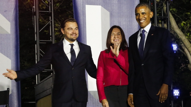 Obama y DiCaprio piden hacer más en la 