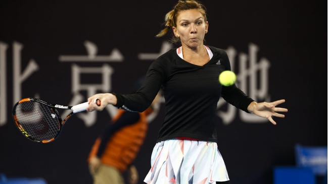 Simona Halep clasificó a octavos de final en Beijing