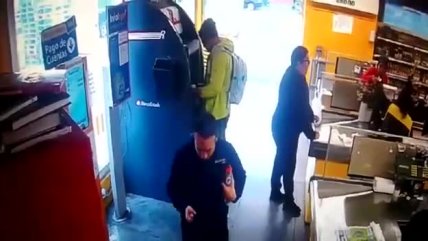   Otra cámara muestra cómo 