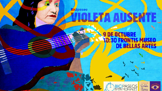 Bicipaseos Patrimoniales celebra el natalicio y la vida de Violeta Parra