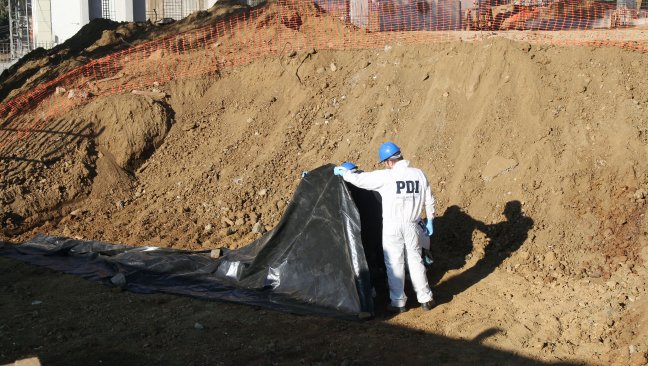 Vecinos de Santa Juana hallaron osamentas humanas mientras construían un camino