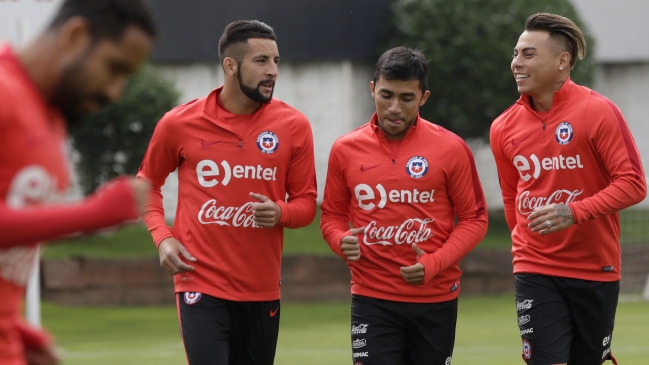 La selección chilena vive nueva jornada de preparación de cara al choque con Perú