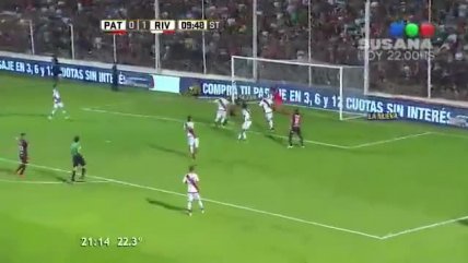 Gabriel Vargas se inscribió con un golazo en triunfo de Patronato sobre River Plate