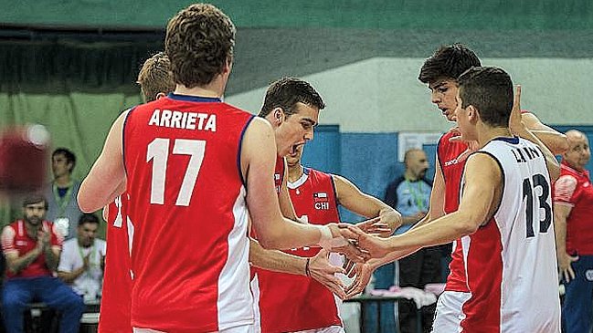  Chile derrotó a Perú en el Sub 21 de vóleibol  