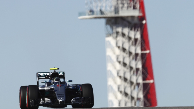 Nico Rosberg fue el más rápido en segunda sesión de prácticas en Austin