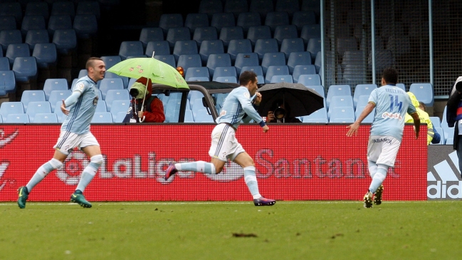 Fabián Orellana anotó en goleada de Celta sobre Deportivo La Coruña