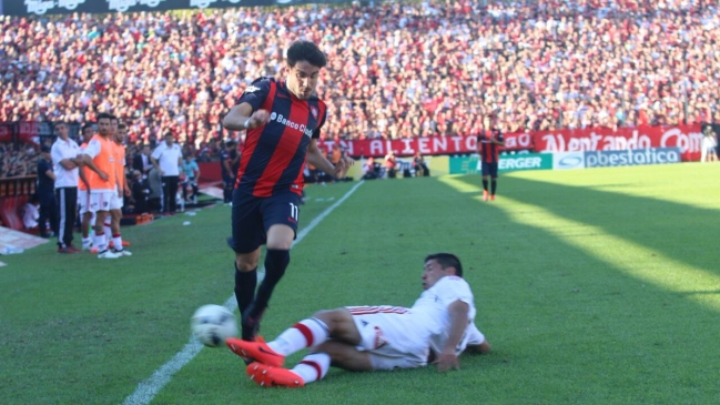 Paulo Díaz marcó en la igualdad de San Lorenzo frente a Newell's