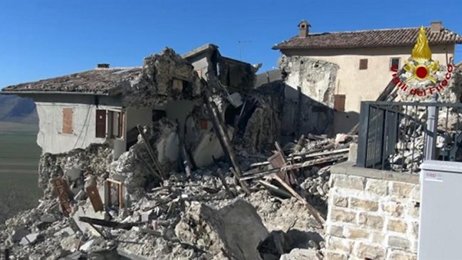 Italia sufre las réplicas del terremoto 6,5 Richter