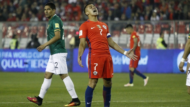 La FIFA sancionó a Bolivia por utilizar a Cabrera y le otorgó el triunfo a Chile en Clasificatorias